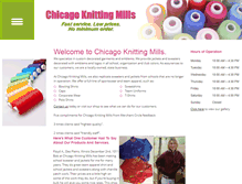 Tablet Screenshot of chicagoknitting.com